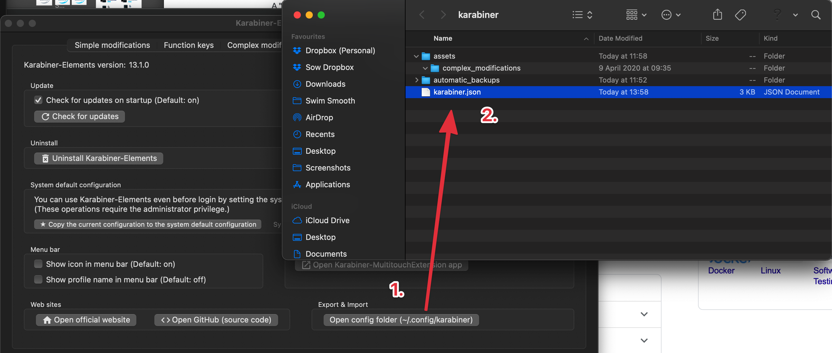 Karabiner elements preferences